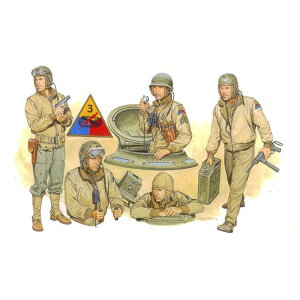 ドラゴン 1/35 WW.II アメリカ軍 戦車兵 北西ヨーロッパ 1944 プラモデル DR6054