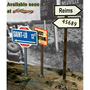 サイバーホビー 1/6 WW.II 道路標識セット(訳あり商品)