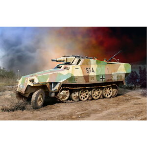 �h���S�� 1/35 WW.II �h�C�c�R Sd.Kfz.251/9 Ausf.D 7.5cm KwK37(L/24) ���ڌ^ �A���~�C�g/�t�B�M���A�t�� DR6863