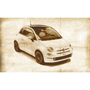 イタレリ 1/24 フィアット500(2007)日本語説明書付き IT3647