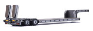 プラッツ/ケンクラフト 1/50 16輪 中低床重量物運搬用トレーラ 自動あゆみ付き ライトガンメッタリック …