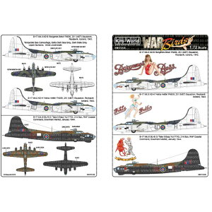 Lbc[hfJ[ 1/72 pR B-17 Mk.II/Mk.III 251s