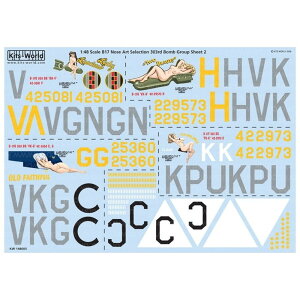 Lbc[hfJ[ 1/48 WW.II AJR B-17 Old Faithfull & Lady Luscious & Two Beauts & Iza Available KW148005