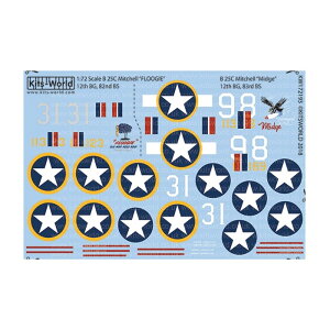 Lbc[hfJ[ 1/72 WW.II AJR B-25C~b`F FLOOGIE & Midge m[YA[g@fJ[