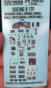Lbc[h 1/72 WW.II B-17F tCOtH[gX tRNsbgECeA fBe[Abv 3DfJ[ KW3D1721020