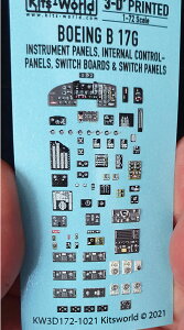 Lbc[h 1/72 WW.II AJR B-17G tCOtH[gX vՃpl fBe[Abv 3DfJ[ KW3D1721021