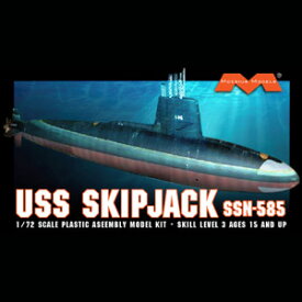 メビウスモデル 1/72 アメリカ海軍 原子力潜水艦 USS スキップジャック MOE1400