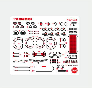 vbc/NuNu 1/24 BMW M3 E30 Gr.A 1990 C^[TEC NXEBi[ in xmXs[hEFCpfBeB[Abvp[c NE24022
