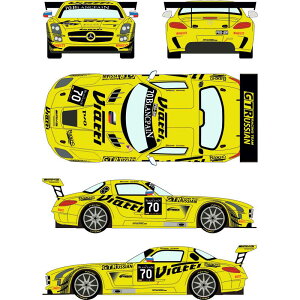 レーシングデカール43 1/24 メルセデスSLS GT3 GTルシアン・レーシング カーNo.70 2015年BESモンツア RDE24-018