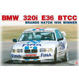 プラッツ/BEEMAX 1/24 シリーズ BMW 320i E36 1996 BTCC ブランズハッチ ウィナー BX24045