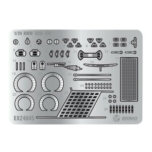 プラッツ/BEEMAX 1/24 シリーズ BMW 320i E36 1996 BTCC ブランズハッチ ウィナー用ディテールアップパーツ EX24045