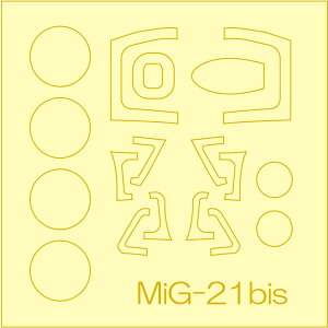 �v���b�c 1/48 MiG-21bis�p�}�X�L���O�V�[�g MS48-2