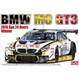 プラッツ/nunu 1/24 レーシングシリーズ BMW M6 GT3 2016 スパ24時間レース ウィナー プラモデル PN24001