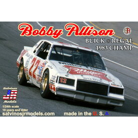 サルビノスJRモデルズ 1/24 ボビー・アリソン #22 Miller Time ビュイック・リーガル NASCAR 1983 チャンピオン BAB1983C