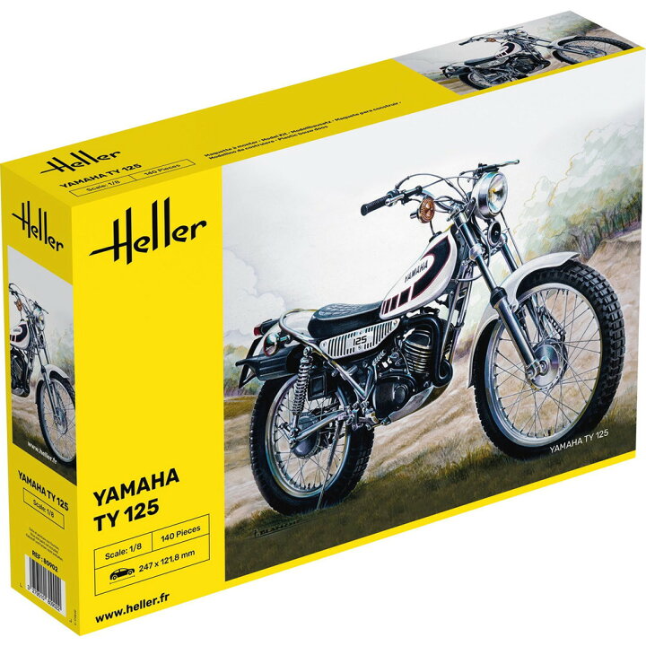 楽天市場】エレール 1/8 ヤマハ トライアルバイク TY 125 HE80902 