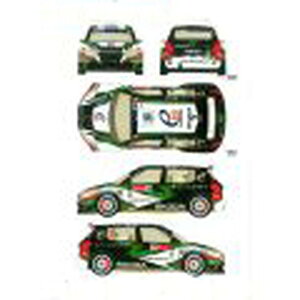 ���[�V���O�f�J�[��43 1/24 �V���R�_�E�t�@�r�A S2000 #3 Geko Ypres Rally 2014 �f�J�[�� RD24-018