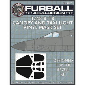 ファーボールエアロデザイン 1/48 B-1B キャノピー&タクシーライト用 マスクセット FMS-019
