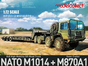 モデルコレクト 1/72 カテゴリー2 M1014トラクター&M870A1セミトレーラー UA72341