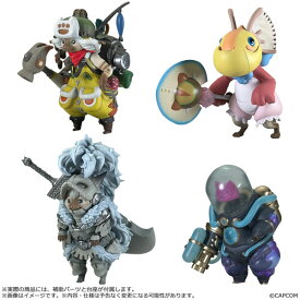 カプコンフィギュアビルダー モンスターハンター スタンダードモデル Plus オトモアイルーコレクション Vol.1　4個入りBOX カプコン【2027年1月予約】