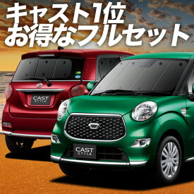 【スーパーSALE速報】最大4,500円クーポン出現 キャスト LA250S/260S系 対応 サンシェード カーテン 車中泊 グッズ フルセット CAST 車用カーテン カーシェード サイド カーテン セット フロント カーテン セット 日除け 専用 Lot No.01