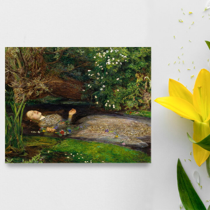 楽天市場 アートパネル アートボード ミレイ オフィーリア 53x41 壁掛け 絵 インテリア 名画 モダンアート 油絵 絵画 有名画 おすすめ 人気 高級 かわいい おしゃれ ポスター 玄関 リビング 部屋 店舗 風景画 自然 花 空 海 モノトーン Lotno 03