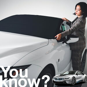 【高級車用】朝、フロントガラスの凍結を防止 BMW i8 クーペ ロードスター フロントカバー 凍結防止 サンシェード 普通車 SUV シート 車用カバー 日除け 霜よけ 雪避け 雪 霜 車中泊 カーシェ