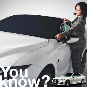 �y�����ԗp�z���A�t�����g�K���X�̓�����h�~ �N���E�� GRS210 ARS210 �t�����g�J�o�[ �����h�~ �T���V�F�[�h ���ʎ� SUV �V�[�g �ԗp�J�o�[ ������ ���悯 ����� �� �� �Ԓ��� �J�[�V�F�[�h �v