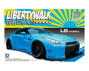 �A�I�V�} 1/24 ���o�e�B�[�E�H�[�NNo.9 1/24 LB�EWORKS R35 GT-R Ver.1 �v�����f�� �͌^ 5402