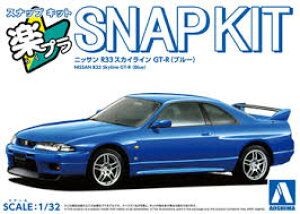 AIV} ގ 1/32 yv XibvLbg No.21-BE jbT R33 XJCC GT-R u[ Fς݃vf () Vi
