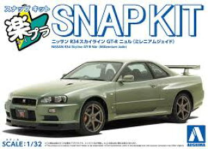 AIV} ގ 1/32 yv XibvLbg No.12-MJ jbT R34 XJCC GT-R j ~jAWFCh Fς݃vf ()