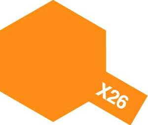 タミヤ エナメル(光沢) X-26 クリヤーオレンジ 80026