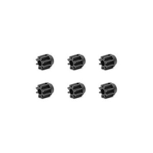 タミヤ ミニ四駆グレードアップパーツ No.453 カーボン強化8Tピニオンギヤ (6個) 15453