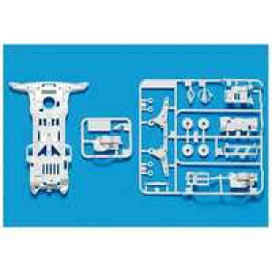 タミヤ ミニ四駆 グレードアップパーツ 特別企画商品 ミニ四駆限定 スーパーII強化シャーシ(ホワイト) 95071