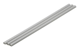 WAVE ウェーブ OM456 プラ=材料【グレー】 ハーフパイプ 4 x 8 mm 3本入 OM-456