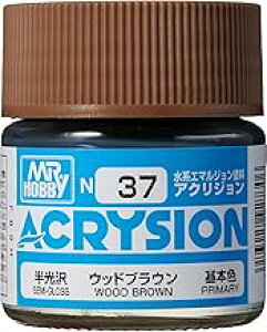 GSI�N���I�X N-37 �A�N���W�����J���[ �E�b�h�u���E�� ������ 10ml �͌^�p�h�� N37