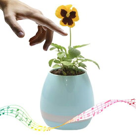 ミュージックポット メロディーポット bluetooth スピーカー USB充電対応 音楽再生植木鉢 花瓶 MUSIC POT Music Planter 【ZELDNER】 【送料無料】