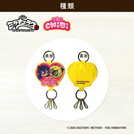 ミラキュラス刺繍キーホルダー　キャラクター　海外でも人気　かわいい　当店限定