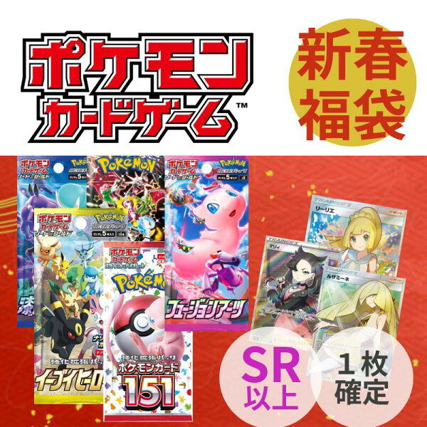 【2026年 新春福袋】 ポケモンランダム10パック福袋 ポケカ SR確定 特別福袋 オリパ ポケモンカード