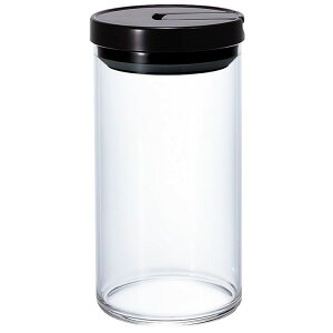 HARIO 保存容器 コーヒー粉 珈琲キャニスター L ブラック MCNR-300-Bコーヒー豆 コーヒー器具 砂糖 シリアル 広口 ハリオ キャニスター ABS樹脂 匂い移りしにくい