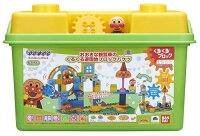 アンパンマンおおきな観覧車のくるくる遊園地ブロックバケツ自分だけのオリジナルゆうえんちを作っちゃおうブロック知育アンパンマン観覧車バンダイ