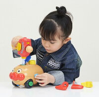 アンパンマン車幼児おもちゃセガトイズくみたてDIYはしるぞっ!ねじねじあんぱんまんごうセガトイズ