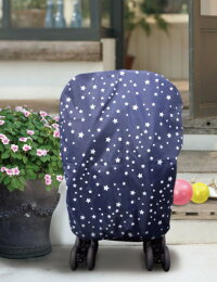 ベビーカーカバーネイビー88-538ベビーカーカバー星柄スターベビー用品シンセーインターナショナル【D】急な雨や雪にホコリや汚れ除けにさっと被せるだけベビーカー未使用時に被せる便利なカバー