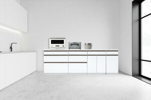 [Jݒu] gݍ킹ł Lb`JE^[ 240cm 84cm Lb`JE^[ [^Cv W i ^WΉ jbg JE^[ [ 240 Y Ƌ 