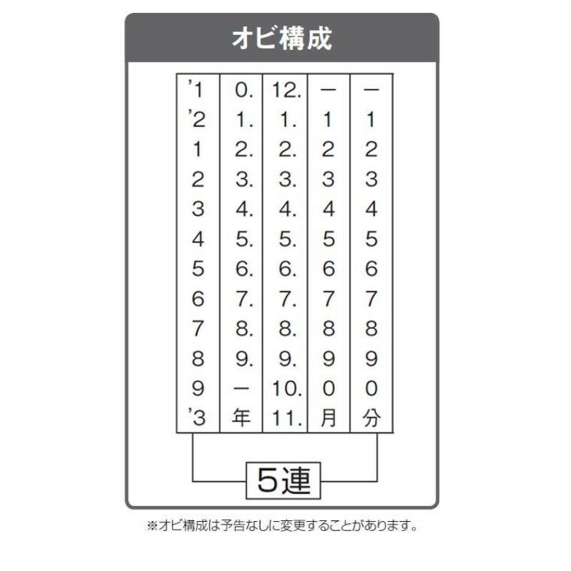 リピマックスニュースペシャル 欧文4号6連 (ゴシック体)　RMX-6G4N