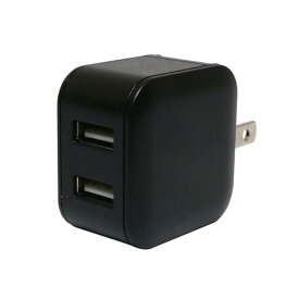 ミヨシ USB-ACアダプタ スリム 2.4A ブラック MBP-US03/BK [▲][AS]