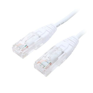 �y5�Z�b�g�z �~���V �����₷��LAN CAT.6A �z���C�g 3m C6A-N030WHX5 [��][AS]
