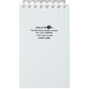 �y10�Z�b�g�z LIHIT LAB. AQUA DROPs �c�C�X�g�����O �m�[�g ���� �� N-1661-0-WHX10 �I�t�B�X�p�i [��][AS]