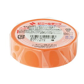 【30個セット】 ニチバン ビニールテープ 19mm 橙 NB-VT-1913X30 [▲][AS]