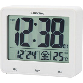 LANDEX LEDデジタル電波時計 タッチライトマスター K20589218 インテリア 雑貨 [▲][AS]