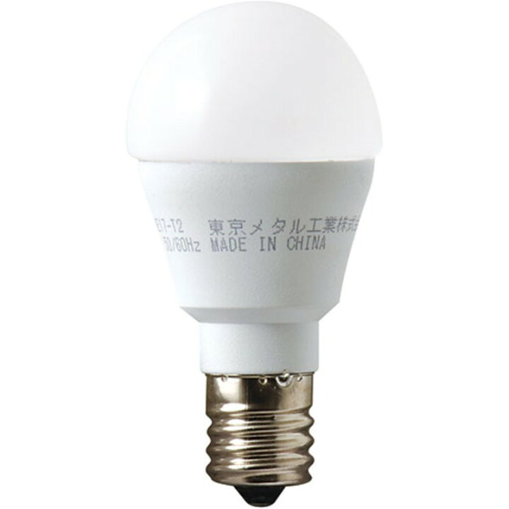 楽天市場】【5個セット】 東京メタル工業 LED電球 ミニクリプトン型 